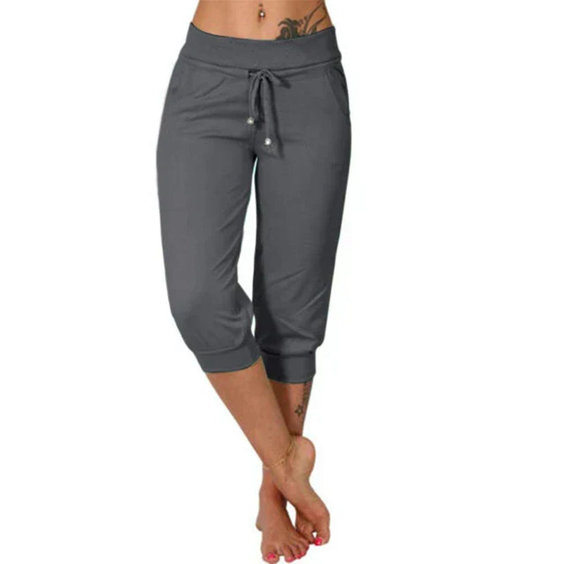 Casual Spodnie Capri - Luna