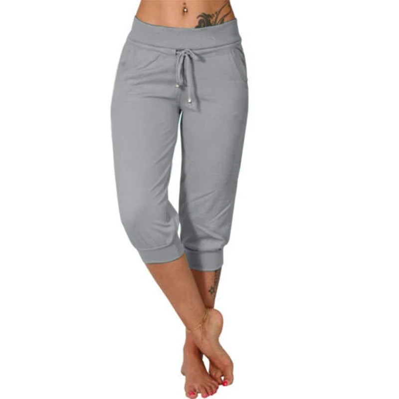 Casual Spodnie Capri - Luna