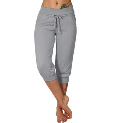 Casual Spodnie Capri - Luna